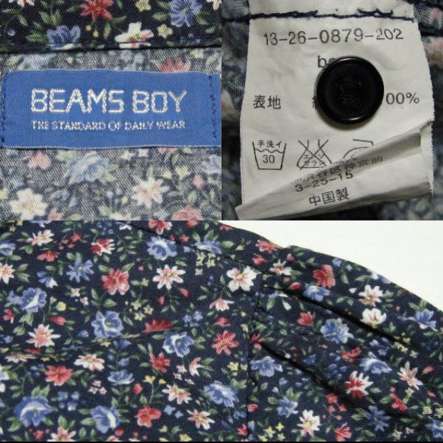 BEAMS BOY(ビームスボーイ)の【BEAMSBOY】花柄シャツワンピ レディースのワンピース(ひざ丈ワンピース)の商品写真