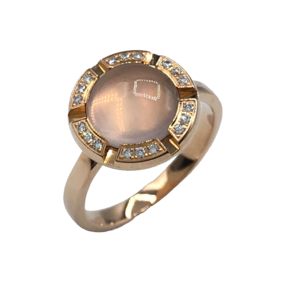 CHAUMET - 　ショーメ CHAUMET クラスワンクルーズ ダイヤ・ローズクオーツリング 750PG・ローズクオーツ・ダイヤモンド ジュエリー