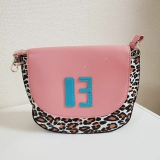 ティピィカレン　2WAYショルダーバッグ　フラップ　13　レオパード柄　ピンク(ショルダーバッグ)