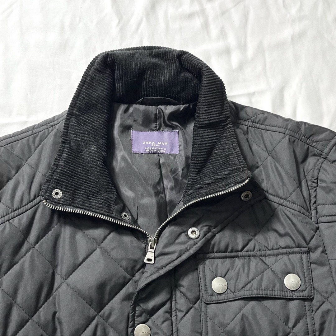 ZARA - ZARA(ESP)ビンテージキルティングライダースジャケットの ZARA - ZARA(ESP)ビンテージキルティングライダースジャケットの
