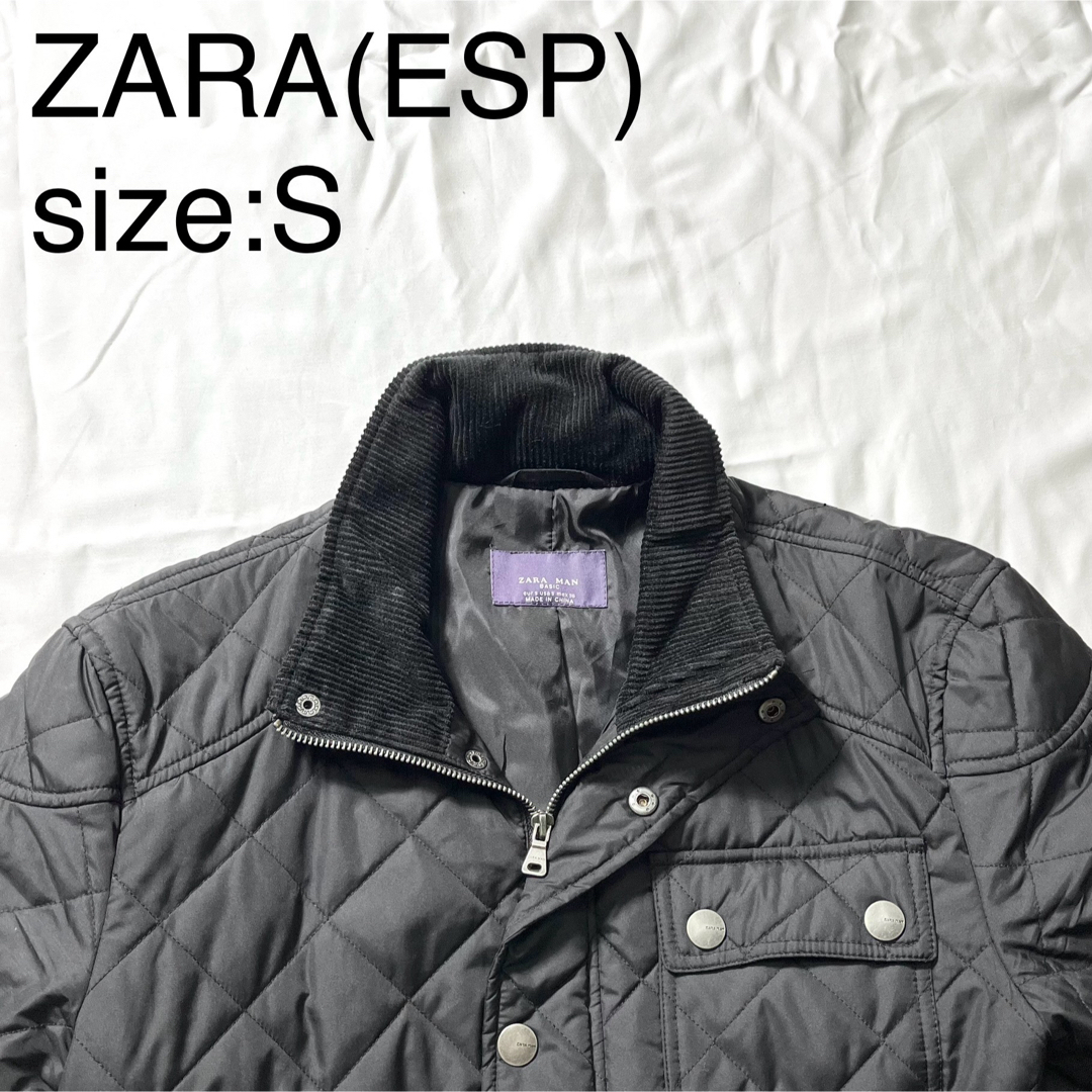 ZARA - ZARA(ESP)ビンテージキルティングライダースジャケットの ZARA - ZARA(ESP)ビンテージキルティングライダースジャケットの