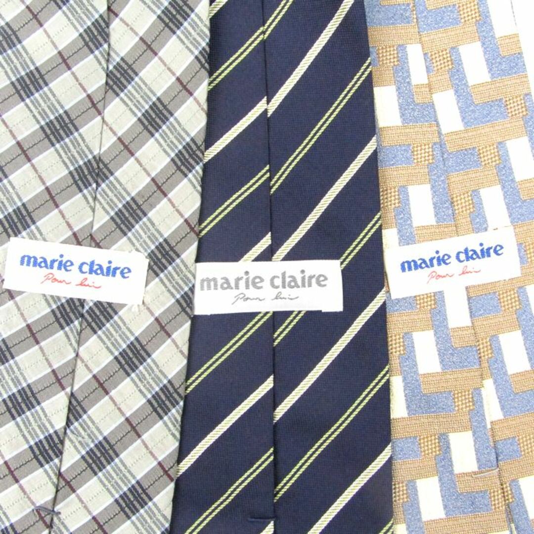 Marie Claire - マリクレール ネクタイ ブランド 3点セット Marie Claire - マリクレール ネクタイ ブランド 3点セット