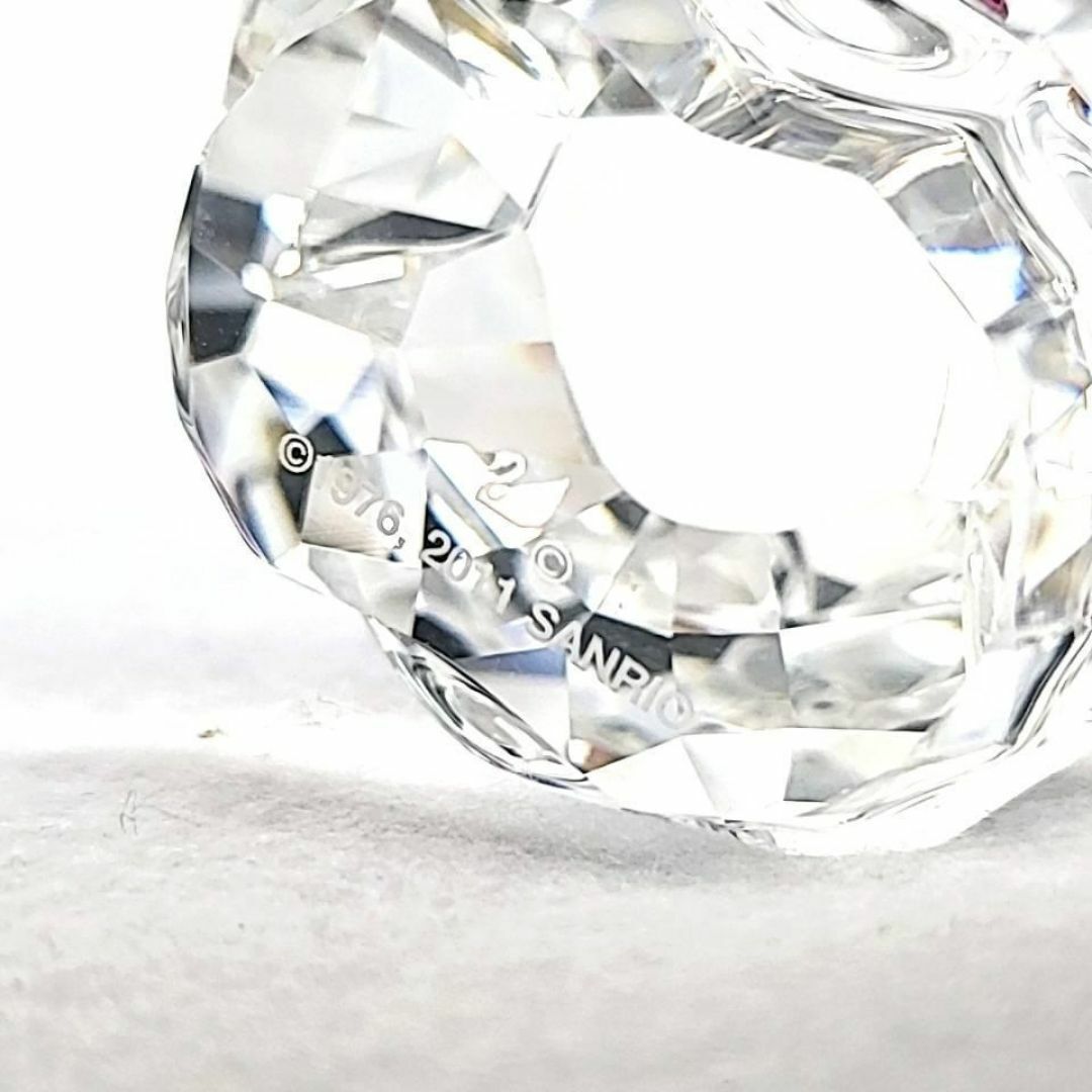 SWAROVSKI - *美品*スワロフスキー ハローキティ ピンクリボン SWAROVSKI - *美品*スワロフスキー ハローキティ ピンクリボン
