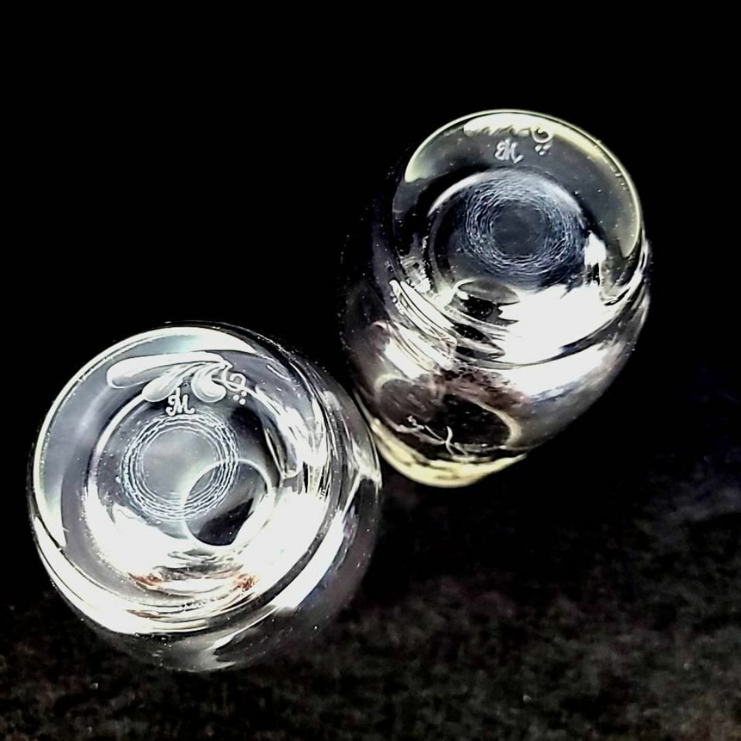 良品*マイセンクリスタル マイセンフラワー グラス 2客 グラス 良品*マイセンクリスタル マイセンフラワー グラス 2客 グラス