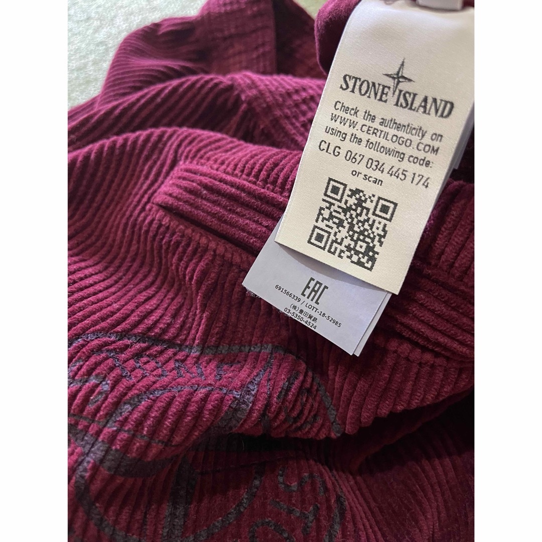 STONE ISLAND - ☆ストーンアイランド コットン コーデュロイ STONE ISLAND - ☆ストーンアイランド コットン コーデュロイ