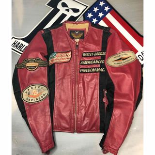 Harley Davidson(ライダースジャケット ・ レッド/赤色系)の Harley Davidson(ライダースジャケット ・ レッド/赤色系)の