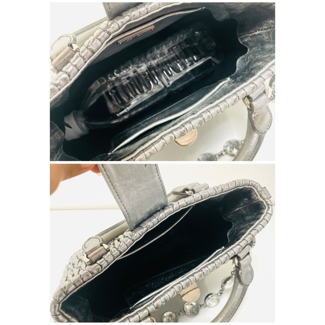 MIU MIU - miumiuシルバークリスタルビジューショルダー MIU MIU - miumiuシルバークリスタルビジューショルダー