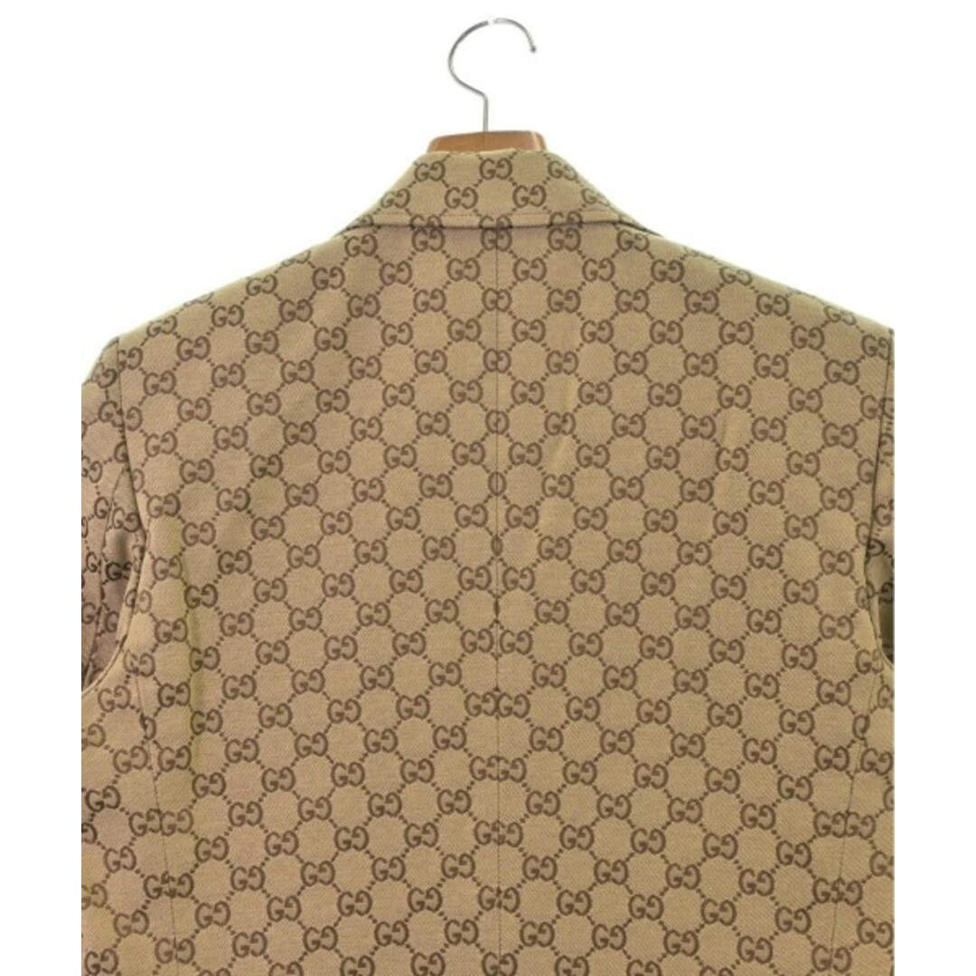GUCCI - GUCCI グッチ テーラードジャケット 48(L位) ベージュx GUCCI - GUCCI グッチ テーラードジャケット 48(L位) ベージュx
