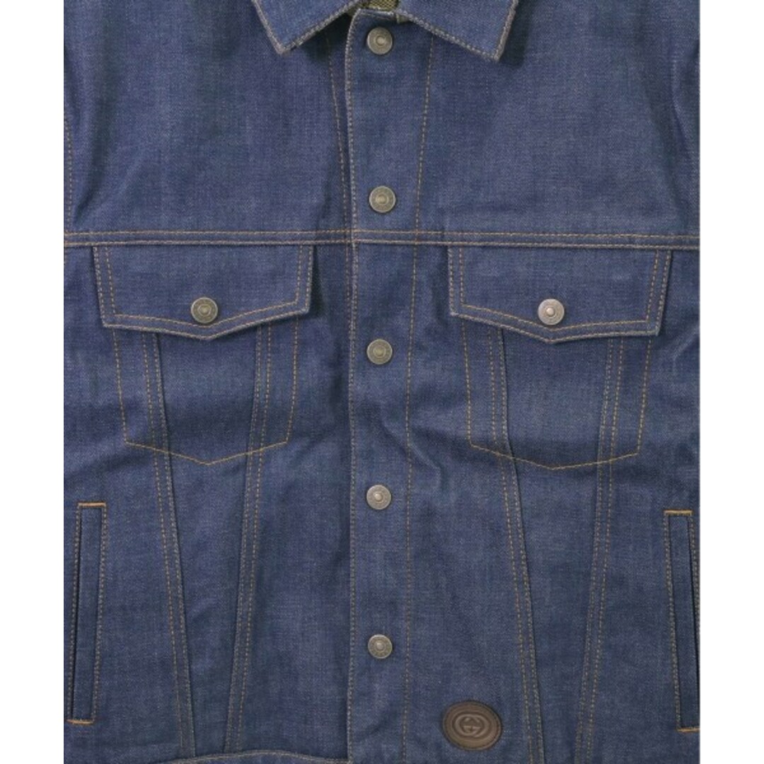 GUCCI - GUCCI グッチ デニムジャケット 46(M位) 青(デニム GUCCI - GUCCI グッチ デニムジャケット 46(M位) 青(デニム