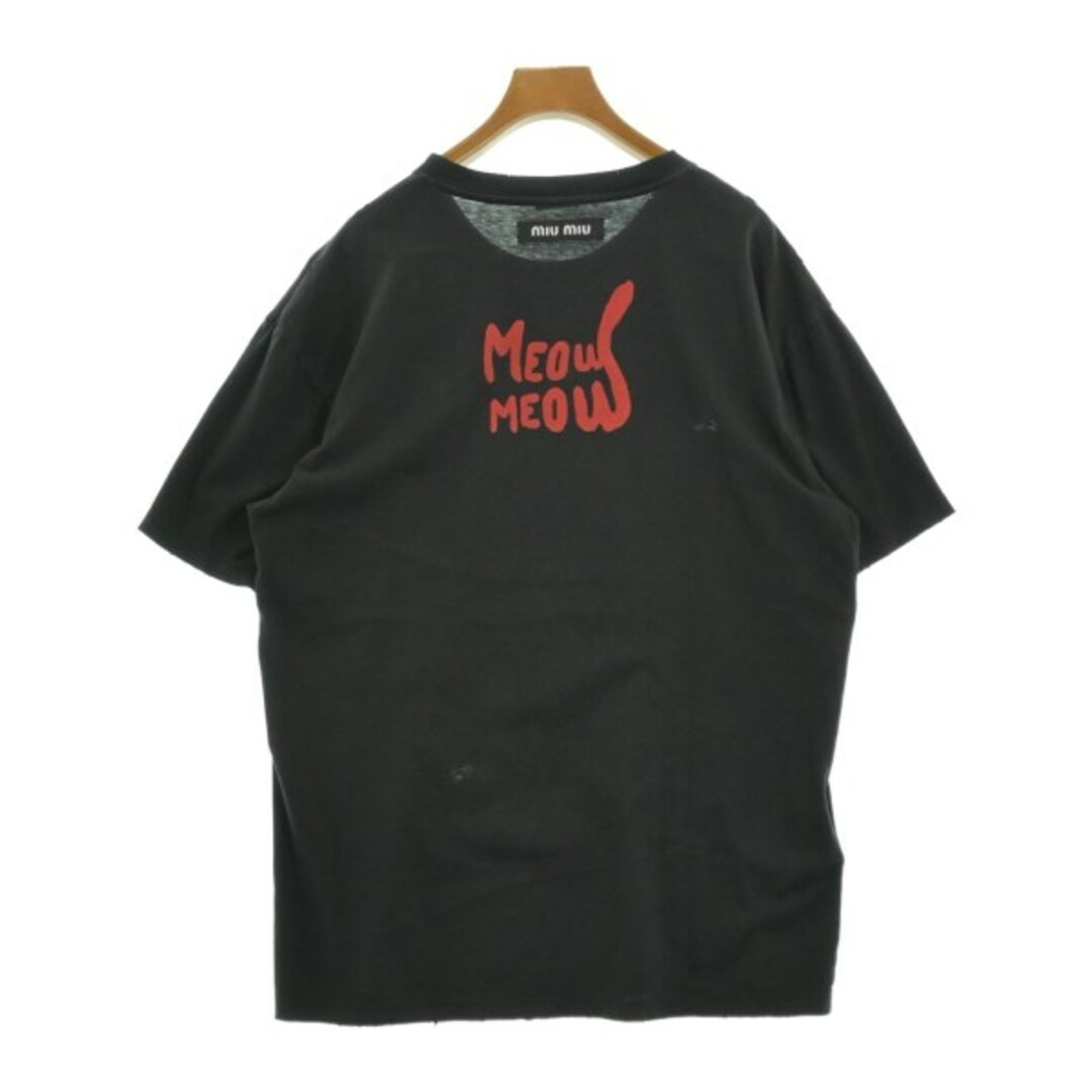 MIU MIU - Miu Miu ミュウミュウ Tシャツ・カットソー M 黒 MIU MIU - Miu Miu ミュウミュウ Tシャツ・カットソー M 黒
