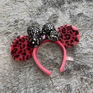 ミニーちゃん ディズニー カチューシャ 耳 ヒョウ柄 おおっ 豹柄 ミニーちゃん ディズニー カチューシャ 耳 ヒョウ柄 おおっ 豹柄