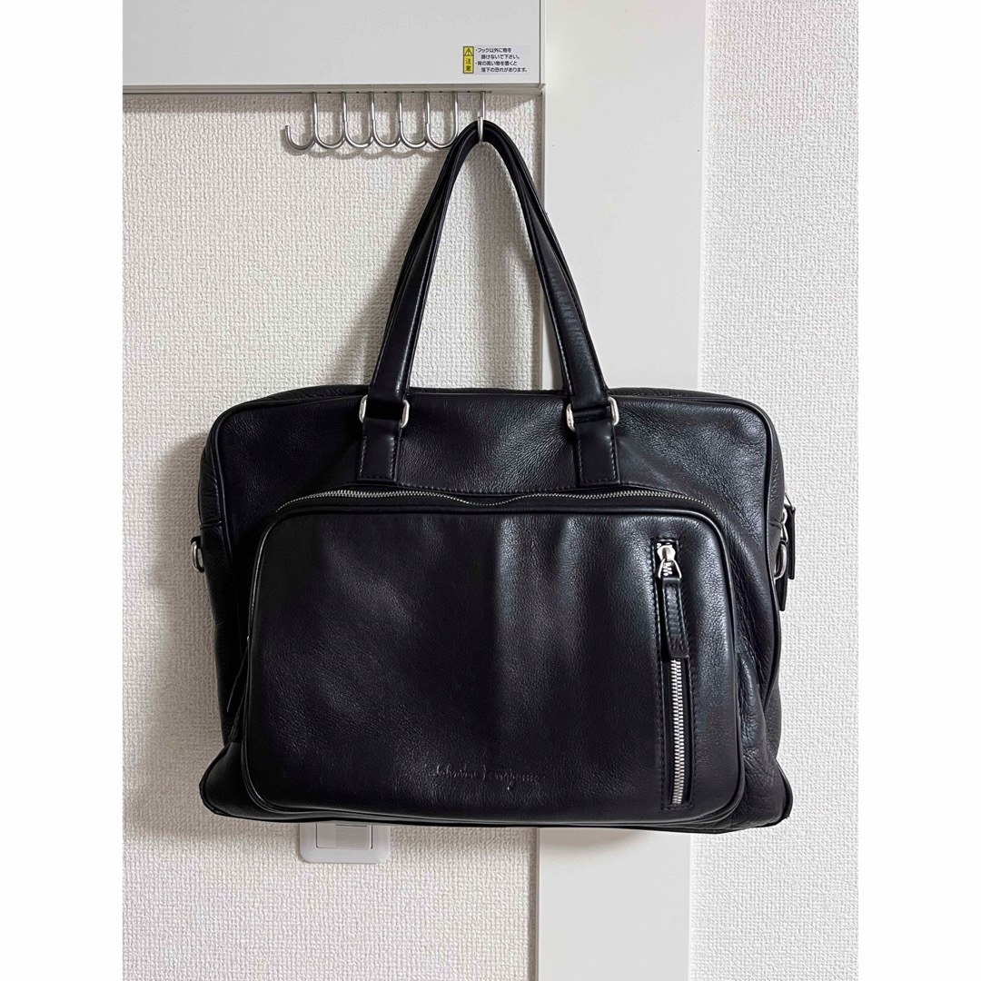 salvatore ferragamo ビジネスレザーバッグ ブラック トートバッグ salvatore ferragamo ビジネスレザーバッグ ブラック トートバッグ