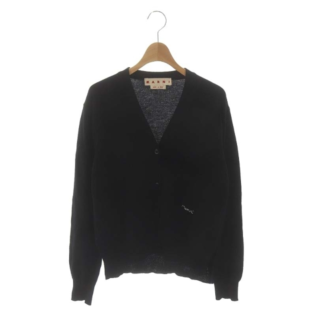 MARNIマルニ黒 カーディガン 長袖 ボタン付き MARNIマルニ黒 カーディガン 長袖 ボタン付き