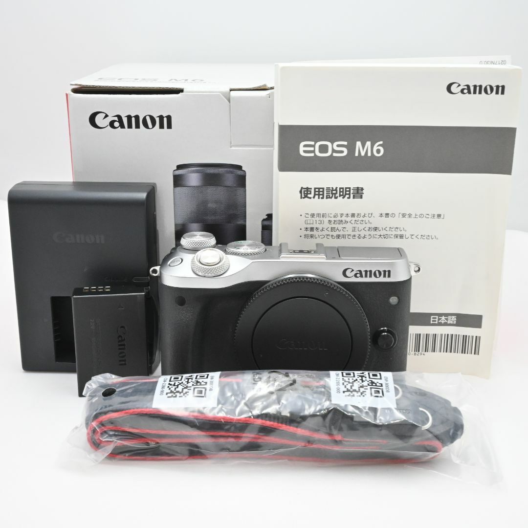 Canon ミラーレス一眼カメラ EOS M6 ボディー(シルバー) Canon ミラーレス一眼カメラ EOS M6 ボディー(シルバー)