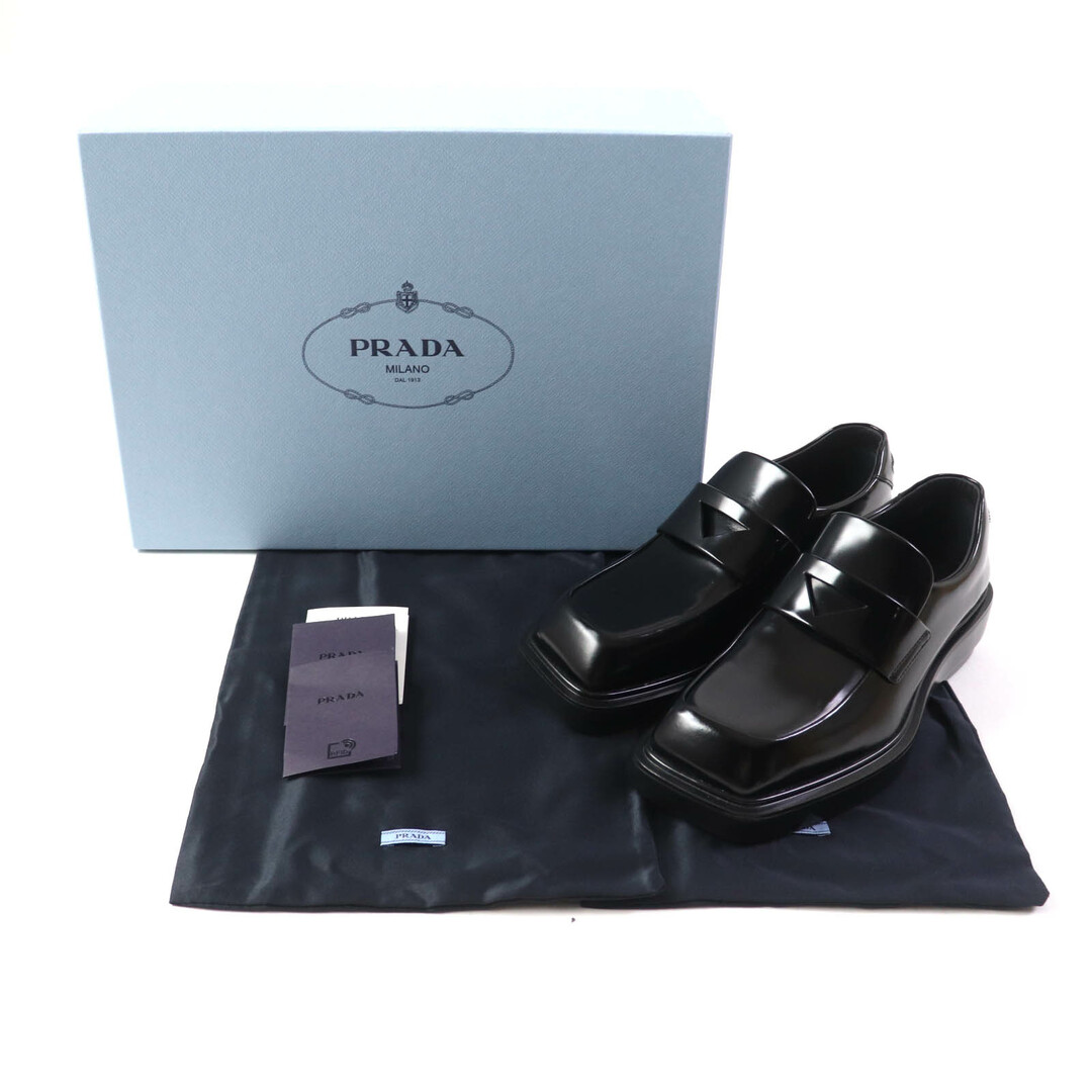 未使用品☆PRADA プラダ 24SS 1D499N ロゴデザイン スクエアトゥ 未使用品☆PRADA プラダ 24SS 1D499N ロゴデザイン スクエアトゥ