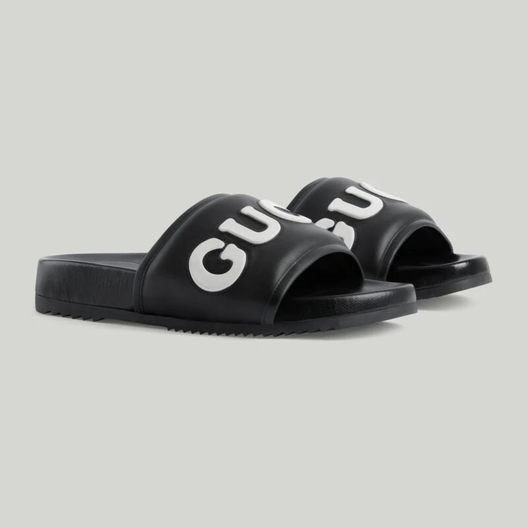 サンダル GUCCI - 9 Gucci Logo Slide Black