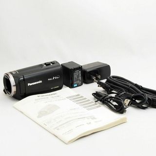 パナソニック(Panasonic)のパナソニック Panasonic HC-V360M ブラック 高倍率iAズーム90倍 2倍長持ちバッテリー ビデオカメラ 中古(ビデオカメラ)