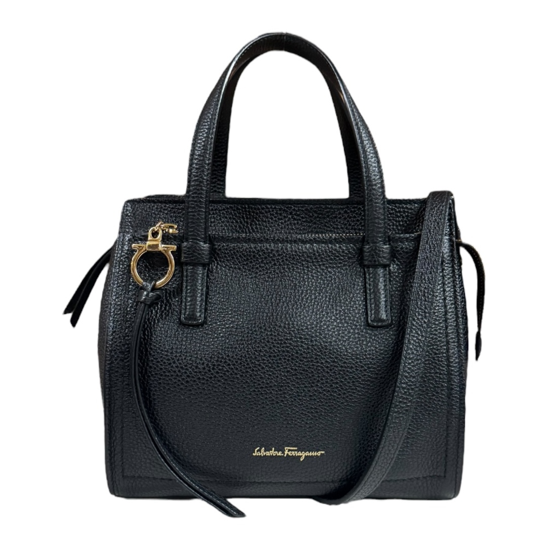 Salvatore Ferragamo - サルヴァトーレフェラガモ エイミー ショルダーバッグ レザー 21F478　714074 ブラック レディース Salvatore Ferragamo  中古