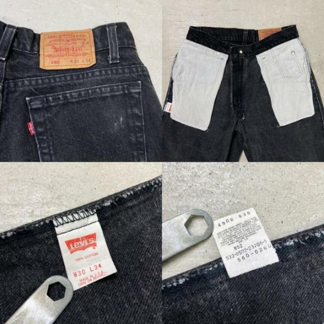 Levi's - 90年代 USA製 Levi's リーバイス 560 0260 ブラック Levi's - 90年代 USA製 Levi's リーバイス 560 0260 ブラック
