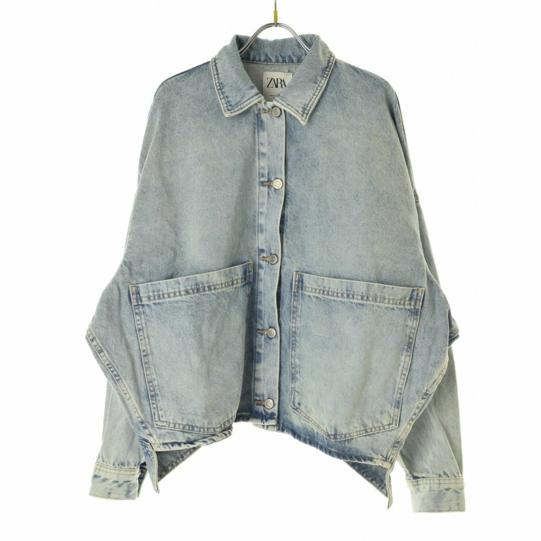 ZARA - 【ZARA】6840/066/428 ビックシルエット デザインデニム ZARA - 【ZARA】6840/066/428 ビックシルエット デザインデニム