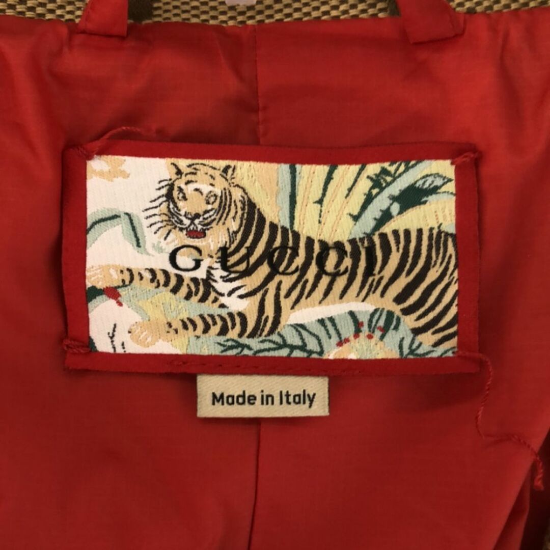 GUCCI - 美品 GUCCI グッチ 22SS タイガー GG柄 (683257 ZAIVS GUCCI - 美品 GUCCI グッチ 22SS タイガー GG柄 (683257 ZAIVS