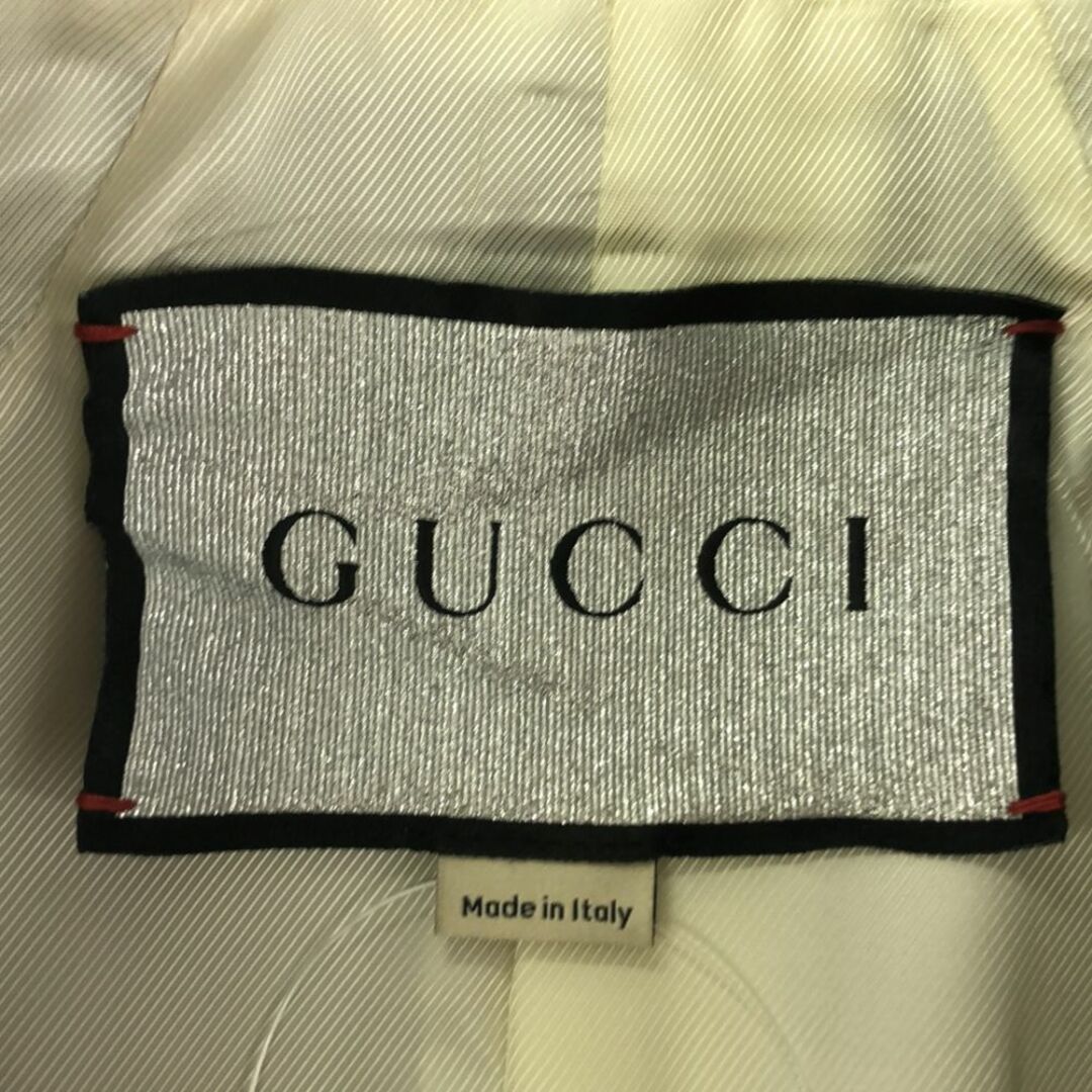 GUCCI - 美品 GUCCI グッチ 676217 ZAH8C テーラードジャケット GUCCI - 美品 GUCCI グッチ 676217 ZAH8C テーラードジャケット