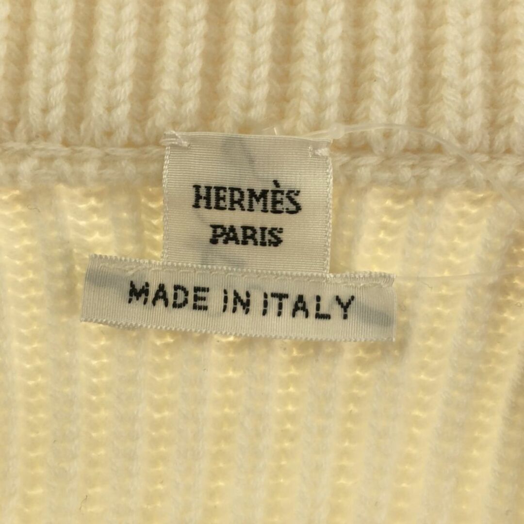 HERMES - 美品 HERMES エルメス ニットブルゾン 38 ウール100 HERMES - 美品 HERMES エルメス ニットブルゾン 38 ウール100