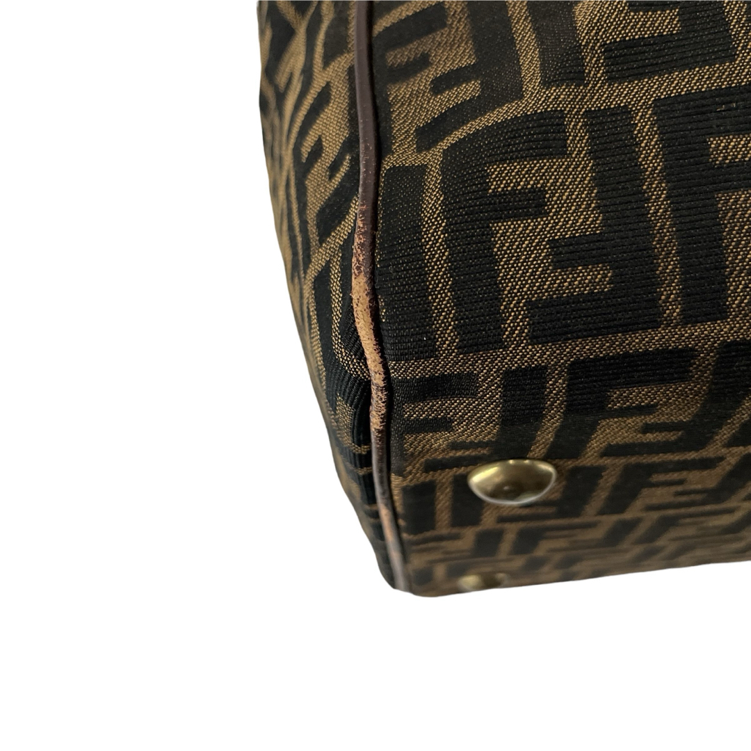 FENDI - オールド フェンディ ボストンバッグ ズッカ柄 FFロゴ FENDI - オールド フェンディ ボストンバッグ ズッカ柄 FFロゴ