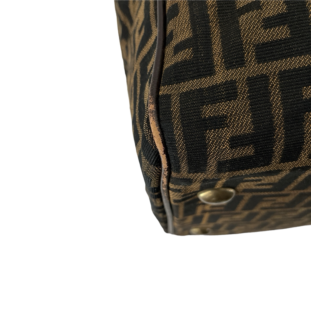 FENDI - オールド フェンディ ボストンバッグ ズッカ柄 FFロゴ FENDI - オールド フェンディ ボストンバッグ ズッカ柄 FFロゴ