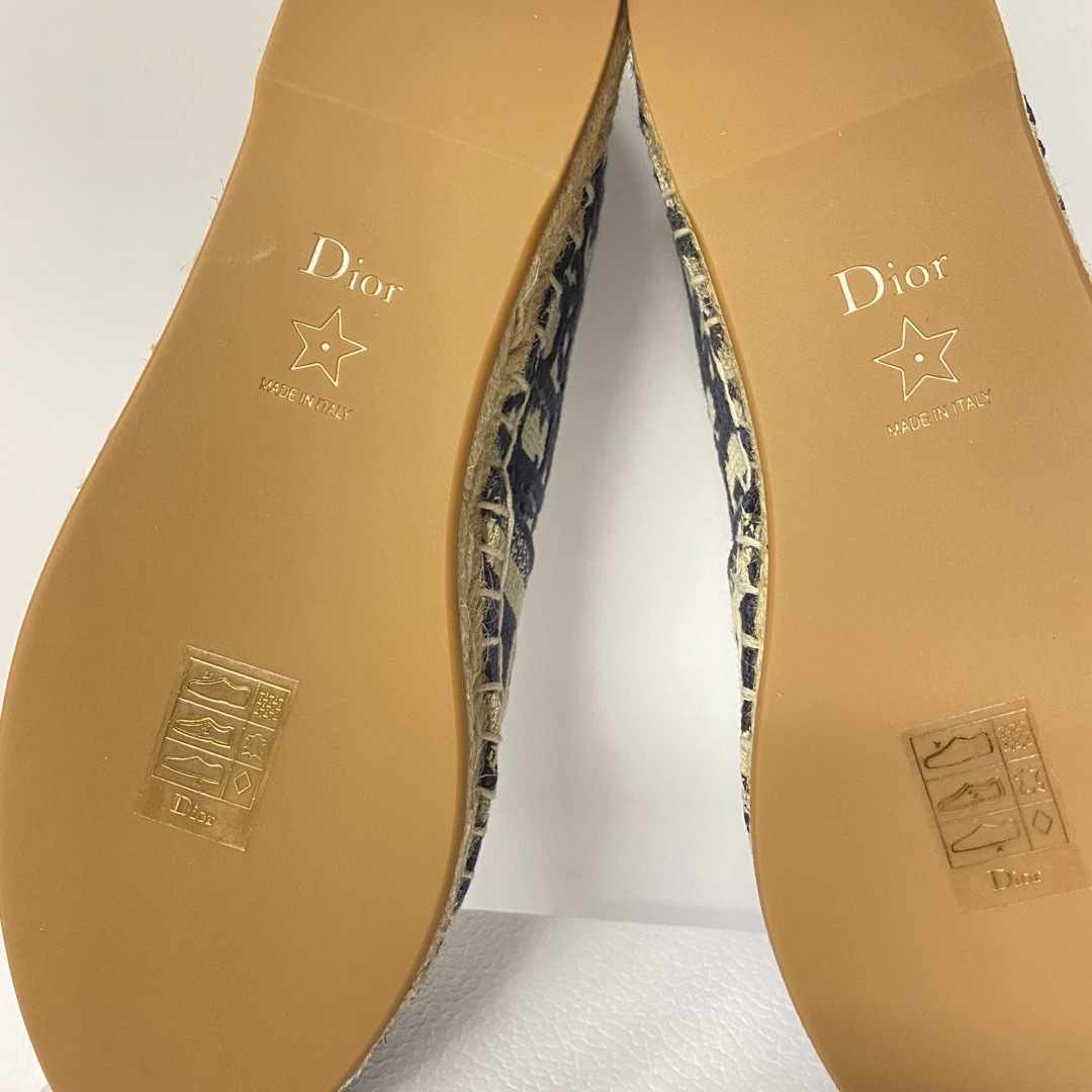 Dior - 新品 定価10.5万 DIOR エスパドリーユ スリッポン Dior - 新品 定価10.5万 DIOR エスパドリーユ スリッポン
