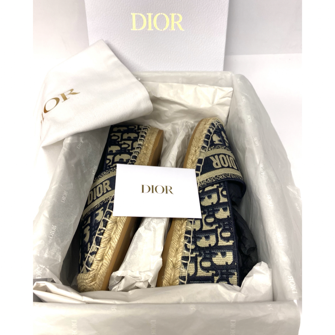 Dior - 新品 定価10.5万 DIOR エスパドリーユ スリッポン Dior - 新品 定価10.5万 DIOR エスパドリーユ スリッポン