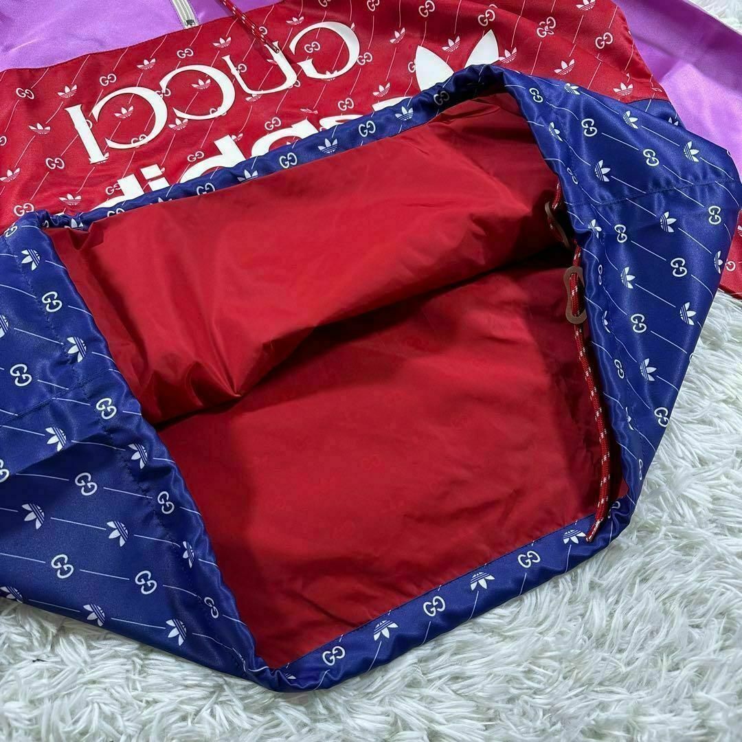 GUCCI - GUCCI adidas ナイロンジャケット Lサイズ GG柄 新品 GUCCI - GUCCI adidas ナイロンジャケット Lサイズ GG柄 新品