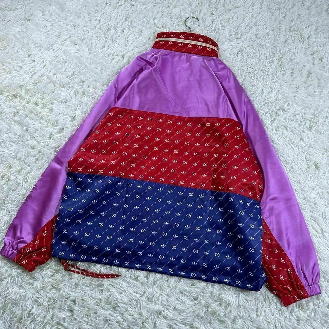 GUCCI - GUCCI adidas ナイロンジャケット Lサイズ GG柄 新品 GUCCI - GUCCI adidas ナイロンジャケット Lサイズ GG柄 新品