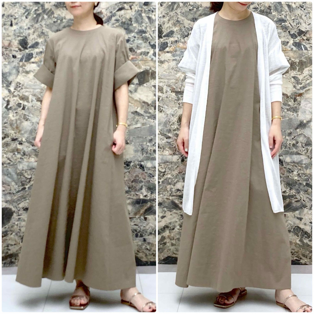 Theory luxe - theory luxe CRUNCH ロングワンピース APRI 38の Theory luxe - theory luxe CRUNCH ロングワンピース APRI 38の