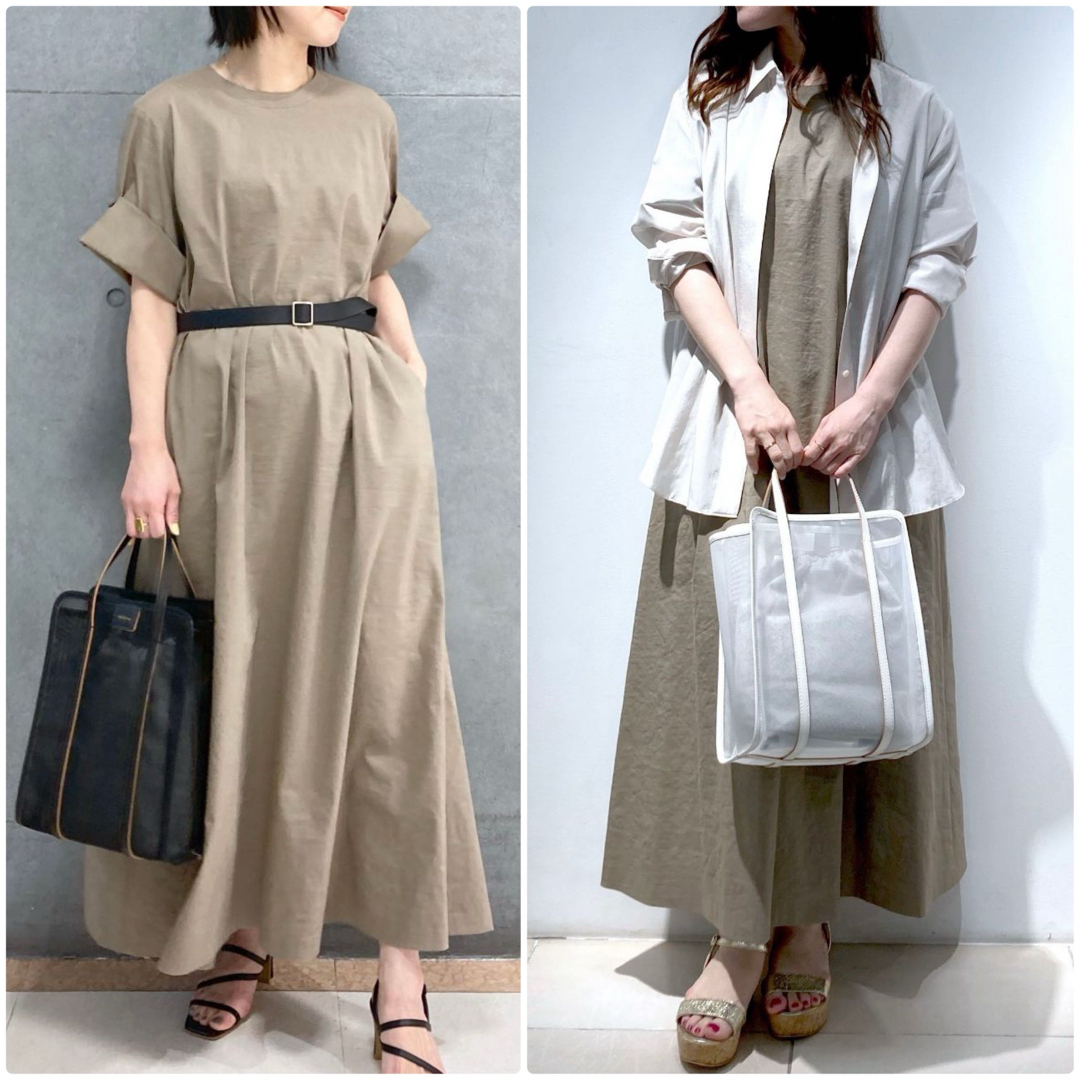 Theory luxe - theory luxe CRUNCH ロングワンピース APRI 38の Theory luxe - theory luxe CRUNCH ロングワンピース APRI 38の