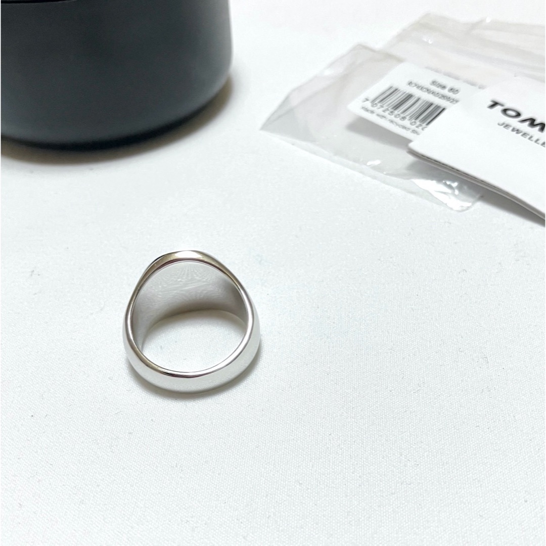 TOM WOOD - 新品 60 TOMWOOD Oval Gold Top リング 指輪 6753の TOM WOOD - 新品 60 TOMWOOD Oval Gold Top リング 指輪 6753の