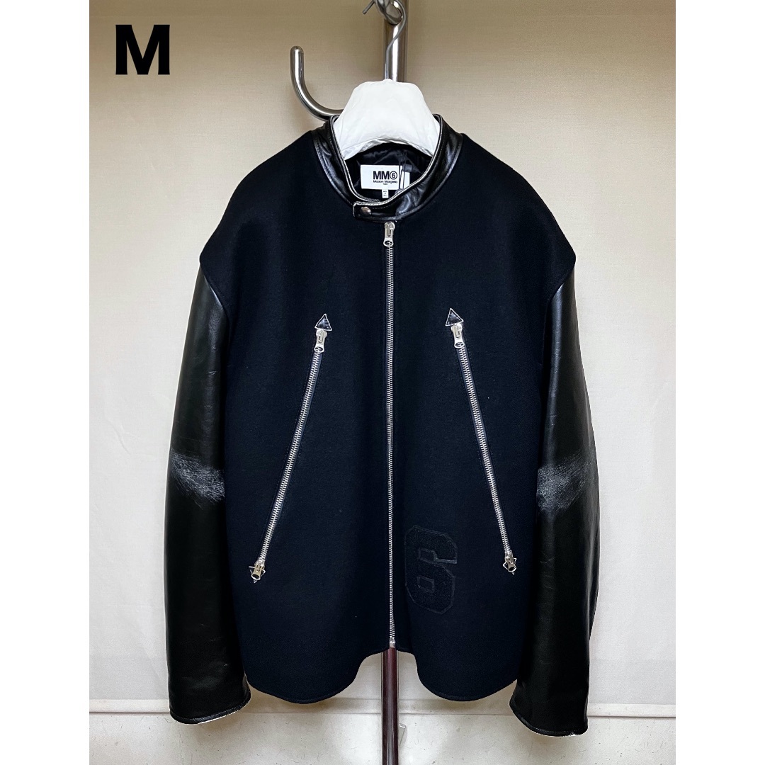 Maison Margiela（旧Maison Martin Margiela） - 新品 M MM6 マルジェラ 22aw 八の字ライダース 黒 6672