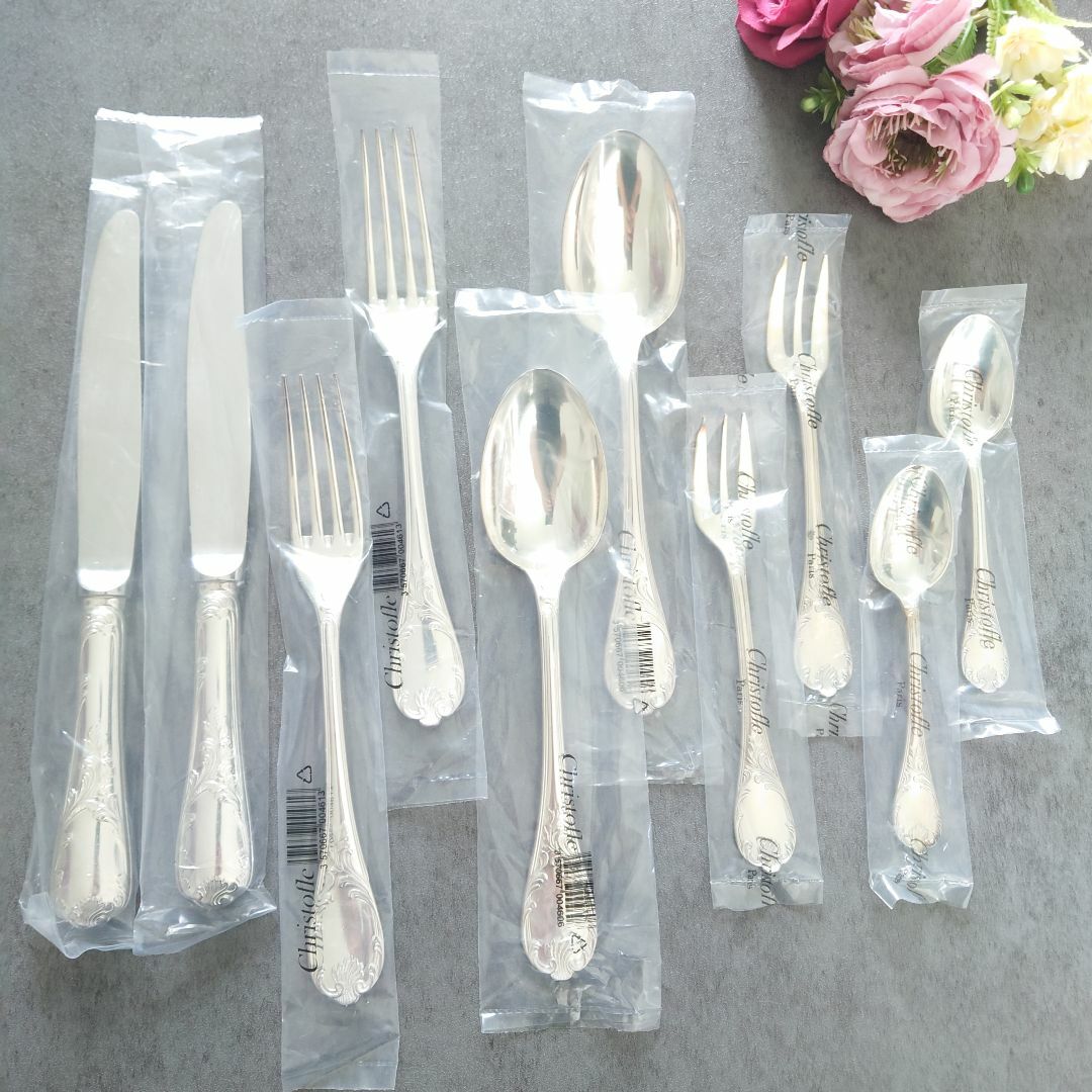 美品 クリストフル マルリー 未開封含む 10点(Christofle 美品 クリストフル マルリー 未開封含む 10点(Christofle
