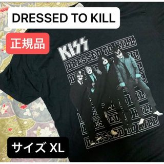 ギルダン(GILDAN)の正規品 KISS Tシャツ キッス バンドTシャツ お洒落 ブラック(Tシャツ/カットソー(半袖/袖なし))