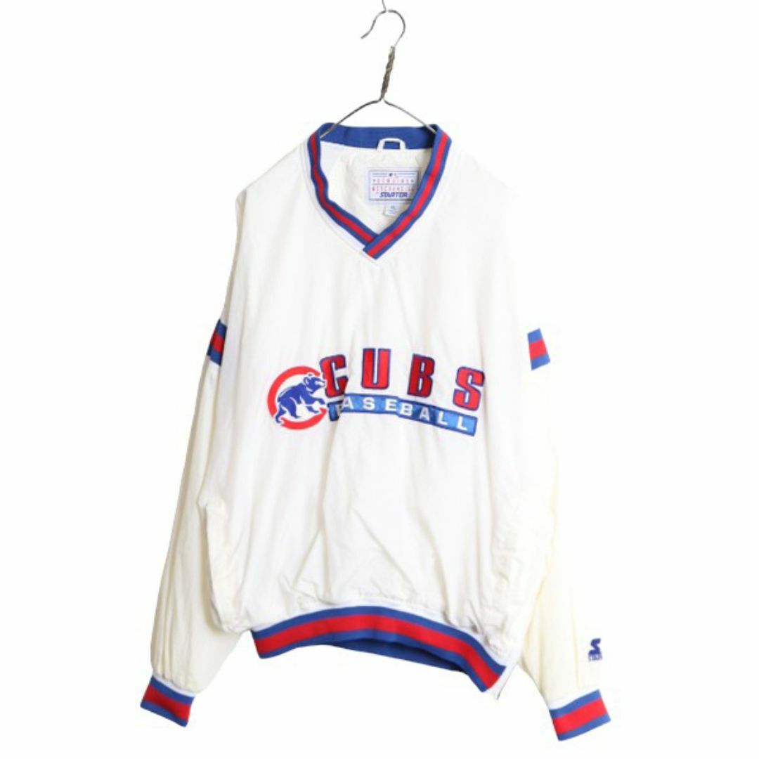 90s MLB オフィシャル スターター カブス ナイロン ジャケット 90s MLB オフィシャル スターター カブス ナイロン ジャケット