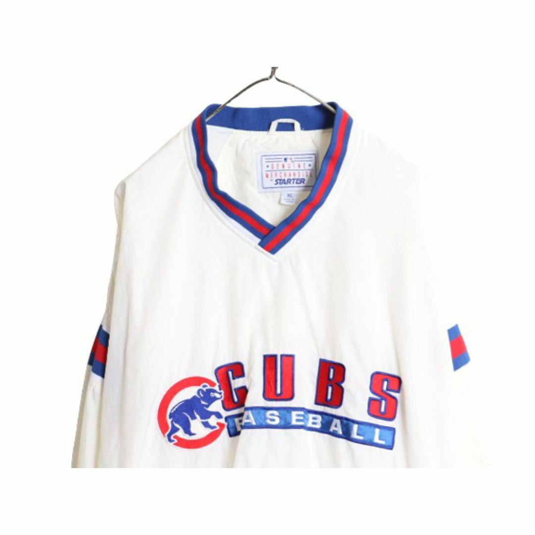 90s MLB オフィシャル スターター カブス ナイロン ジャケット 90s MLB オフィシャル スターター カブス ナイロン ジャケット