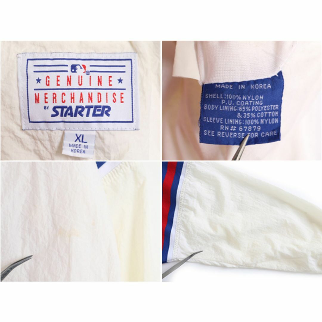 90s MLB オフィシャル スターター カブス ナイロン ジャケット 90s MLB オフィシャル スターター カブス ナイロン ジャケット