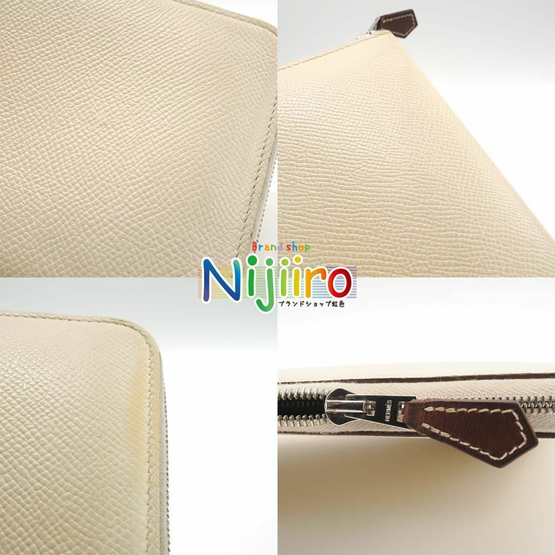 極美品】エルメス アザップ シルクイン ラウンドファスナー 長 極美品】エルメス アザップ シルクイン ラウンドファスナー 長