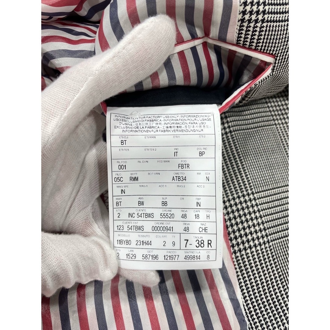 THOM BROWNE - レア!38SトムブラウンTHOM BROWNEツイード THOM BROWNE - レア!38SトムブラウンTHOM BROWNEツイード
