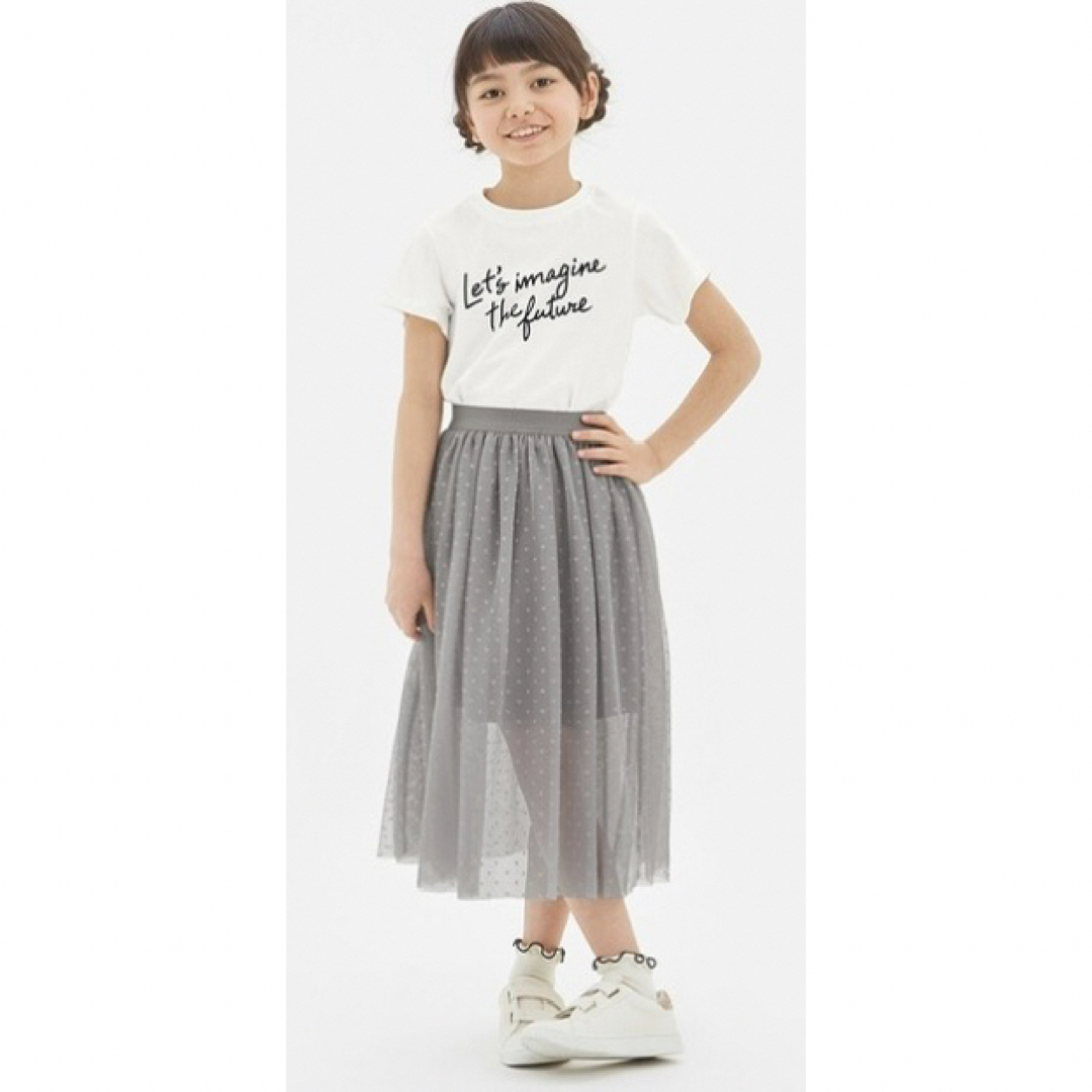 GU☆ドットチュールスカート☆140 やさし GU☆ドットチュールスカート☆140 やさし