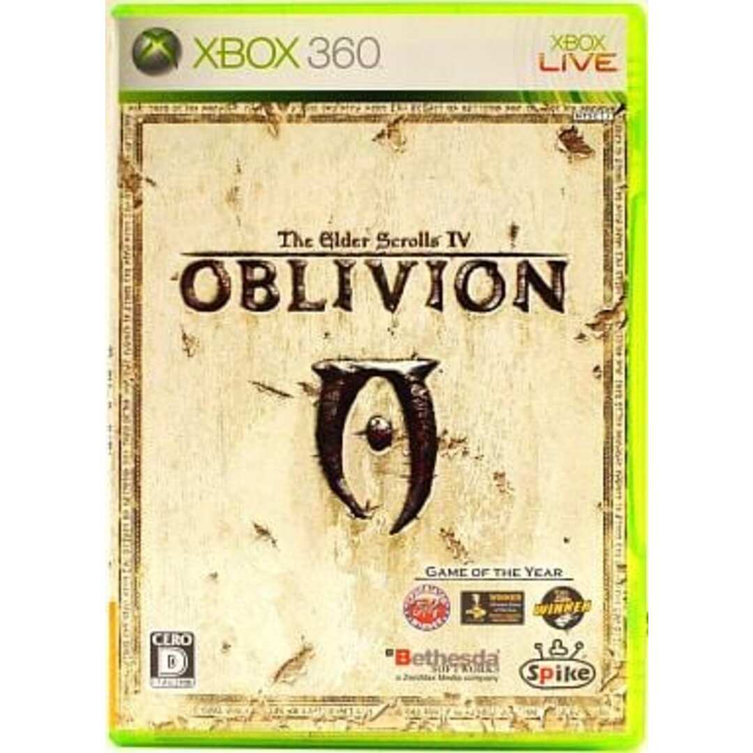【中古】The Elder Scrolls IV:オブリビオン / XBOX360(帯無し) エンタメ/ホビーのゲームソフト/ゲーム機本体(その他)の商品写真