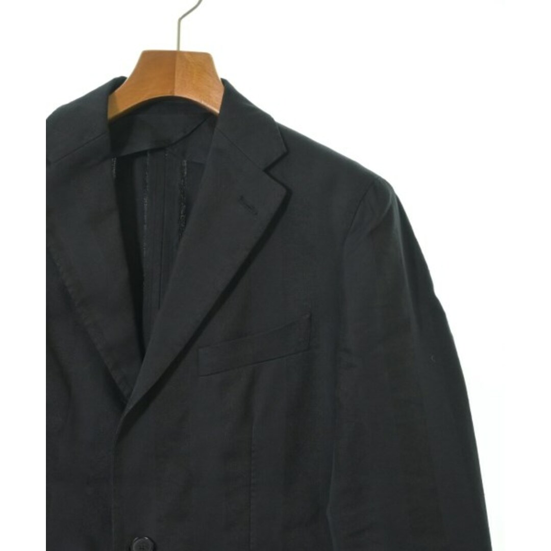 TAGLIATORE テーラードジャケット 46(M位) 黒(ストライプ TAGLIATORE テーラードジャケット 46(M位) 黒(ストライプ