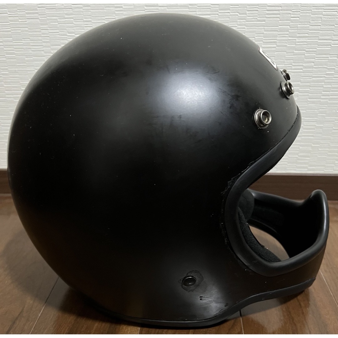 SIMPSOM 剥げ フルフェイスヘルメット 黒 ビーコム付き SIMPSOM 剥げ フルフェイスヘルメット 黒 ビーコム付き