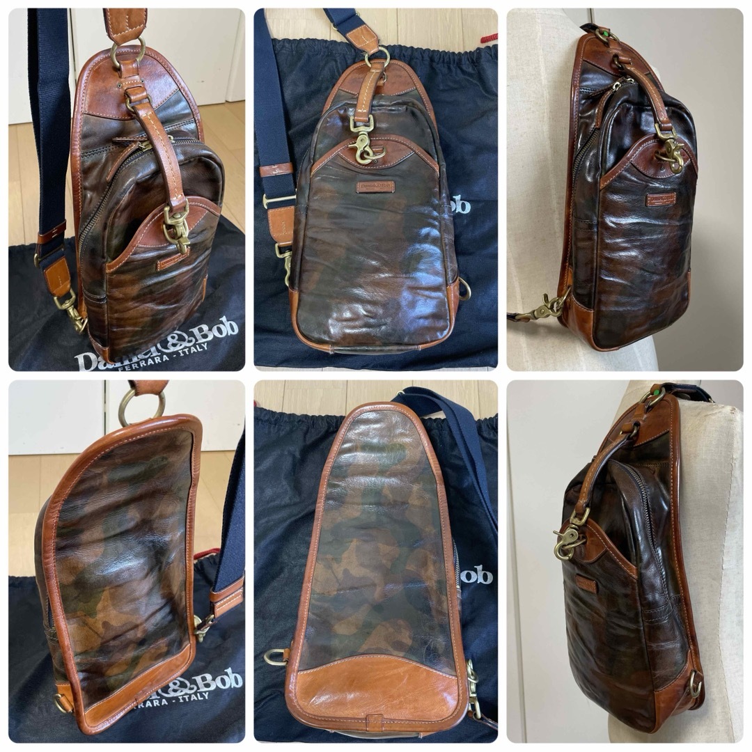 ダニエル&ボブDaniel&Bobボディバッグピッポロディレザーカモフラ ダニエル&ボブDaniel&Bobボディバッグピッポロディレザーカモフラ