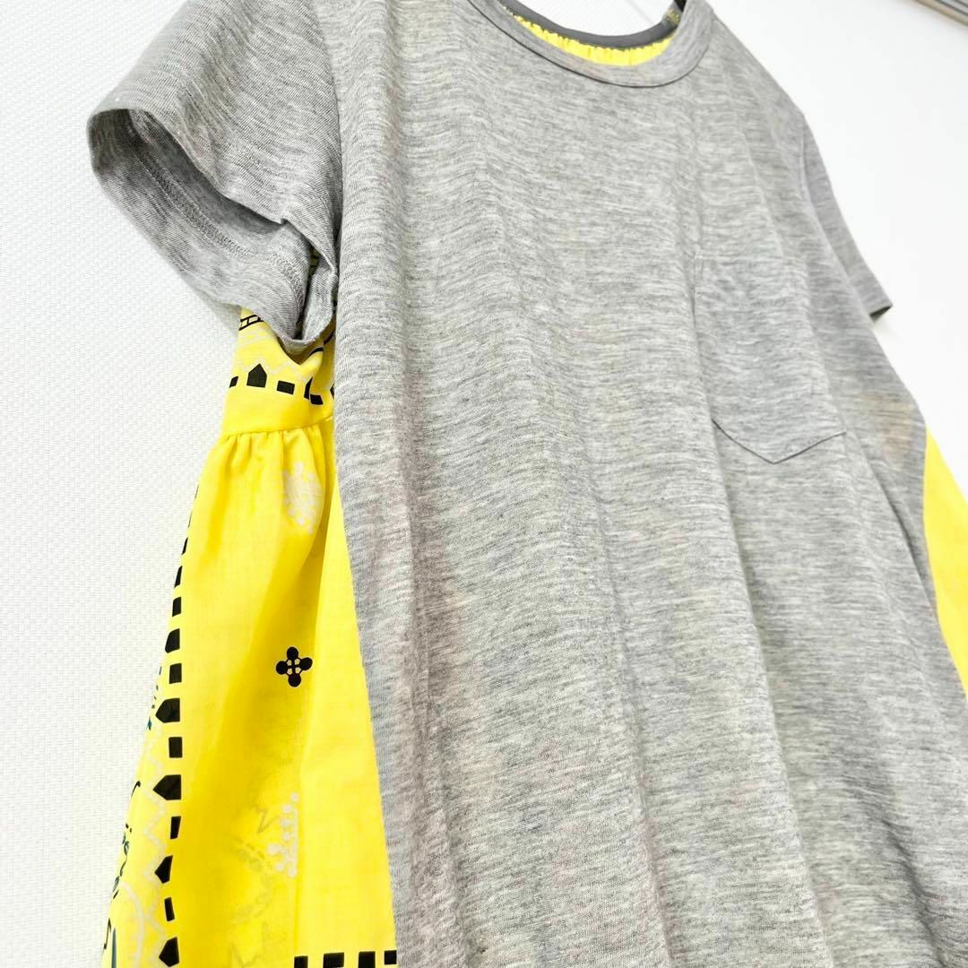 sacai - サカイsacai異素材ドッキングカットソーペイズリーt sacai - サカイsacai異素材ドッキングカットソーペイズリーt